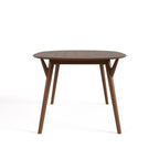 Table à manger Beau II en noyer de style Mid-Century
