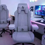 Chaise de bureau et de jeu Arozzi Vernazza en tissu doux avec oreillers de soutien lombaire et cervical souples