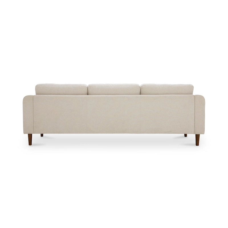 Canapé d'angle Drew avec méridienne réversible, marron foncé - 98 X 59,2 X 33,5