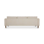 Canapé d'angle Drew avec méridienne réversible, marron foncé - 98 X 59,2 X 33,5