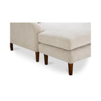 Canapé d'angle Drew avec méridienne réversible, marron foncé - 98 X 59,2 X 33,5