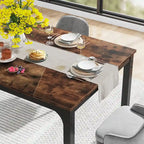 Table à manger industrielle de 180 cm pour 4-6 personnes - L 180 x l 90 x H 77 cm